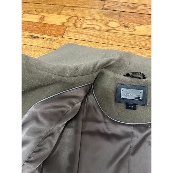 Mackage Womens Peacoat Size Medium Brown Button Down Wool Cashmere Lined Coat - Picture 10 of 15